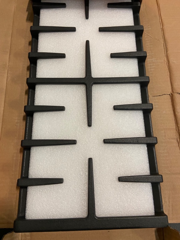 Photo 2 of WB31X27150 Gas Burner Grate replace for JXGRATE1 GE Stove Electric Gas Stove Parts Stove Surface Top Center Grate Cast Iron Holder Replace WB31X24737 AP5985159