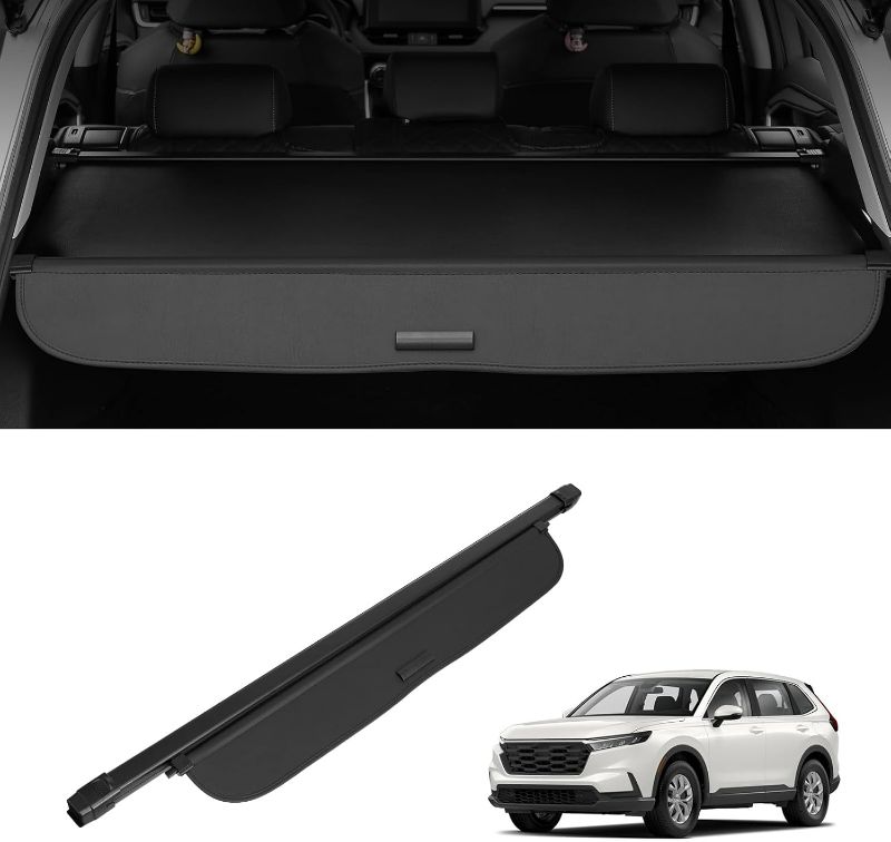 Photo 1 of VEVOR Cargo Cover for Honda CRV 2023-2025, Retractable Upgraded Waterproof Trunk Cover Security Shield Shade for Honda, UV Resistant Rear Trunk Cover with Aluminum Alloy & PVC Material