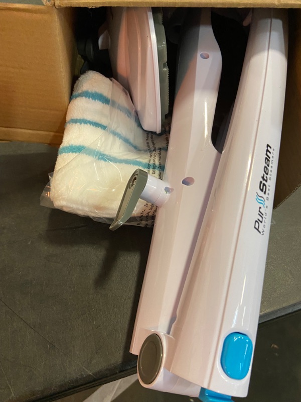 Photo 2 of PurSteam 10-in-1 Steam Mop, Floor Steamer with Detachable Handheld Steam Cleaner for Tile, Hardwood Floors