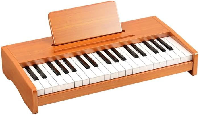 Photo 1 of Kids Piano Keyboard, 37 Keys Digital Piano for children, Toddler Music Educational Instrument Toy Wood Piano for 3+ Girls and Boys