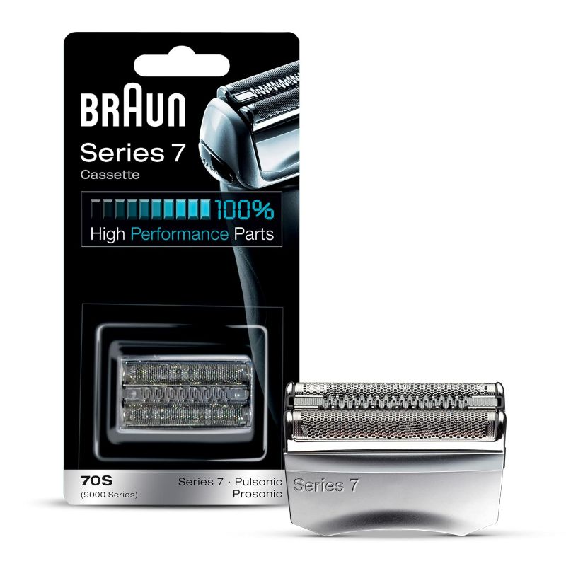 Photo 1 of Braun Series 7 70S Electric Shaver Head Replacement Cassette – Silver