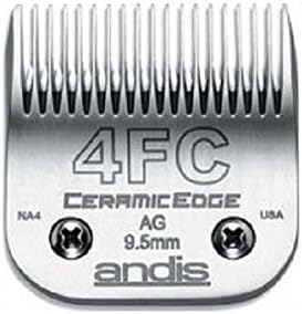 Photo 1 of Andis Stainless Steel Pro Quality Grooming Ceramic Edge Clipper Blades Choose Size !(# 4FC Finish Blade = 9.5mm)