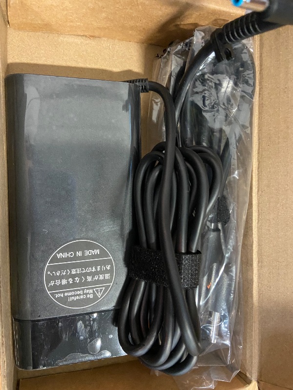 Photo 2 of Original 200W 19.5V 10.3A TPN-DA10 L00818-850 L00895-003 ADP-200HB B AC Adapter Compatible with HP OMEN Laptop 15-dh0005la Power Cord.