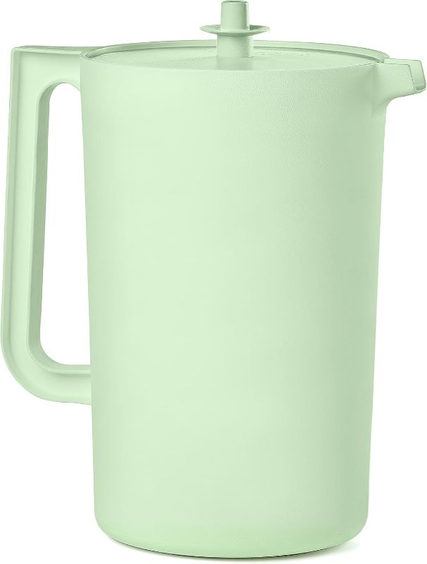 Photo 1 of Tupperware Heritage 1 Gallon Pitcher in Mint - Dishwasher Safe & BPA Free