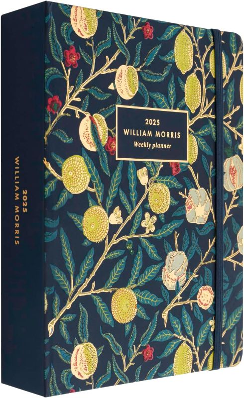 Photo 1 of Kokonote William Morris Planner 2024-2025 | 17 Months Academic Planner Week To View | August 2024 - December 2025 | Planner 2024-2025 Daily Weekly and Monthly | Weekly Academic Planner