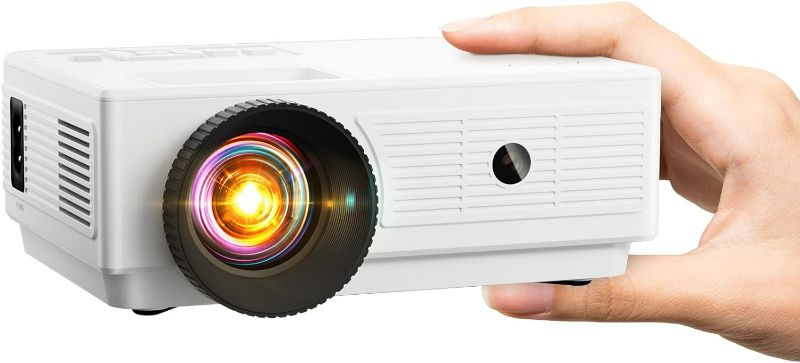 Photo 1 of ARTSEA Mini Projector for iPhone - Portable Outdoor Movie Projector, HD 1080P Supported Video Projector for HomeTheater Compatible with iOS/Android Phone/Tablet/Laptop/PC/TV Stick/Box/USB Drive/DVD