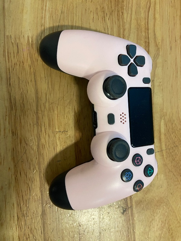 Photo 2 of ADHLEK Wireless Controller for PS4/Slim/Pro,with Dual Vibration Game Joystick Remote Pink