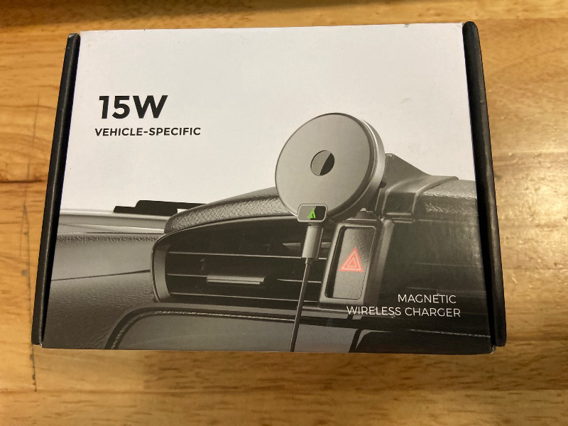 Photo 1 of Magnetic Wireless Car Charger, Vent Cell Phone Holder,15W max Fast Charging for iPhone 14 13 12 Series Compatible with MagSafe Case