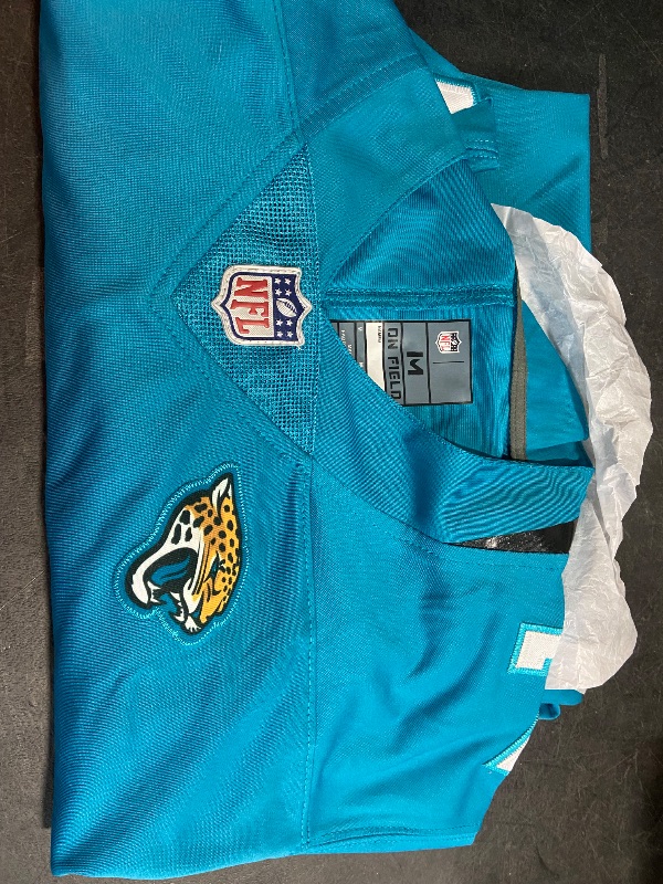 Photo 2 of Size M NFL PRO LINE Men's Nick Foles Teal Jacksonville Jaguars Replica Jersey