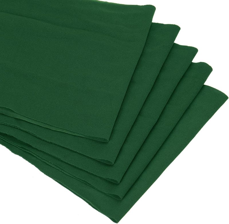 Photo 1 of PATIKIL 14"x4" Stretch Chair Sashes Bow Sash, 25 Pack Elastic Chair Cover Bands Sashes Bow Tie for Wedding Banquet Events Decorations, Grass Green