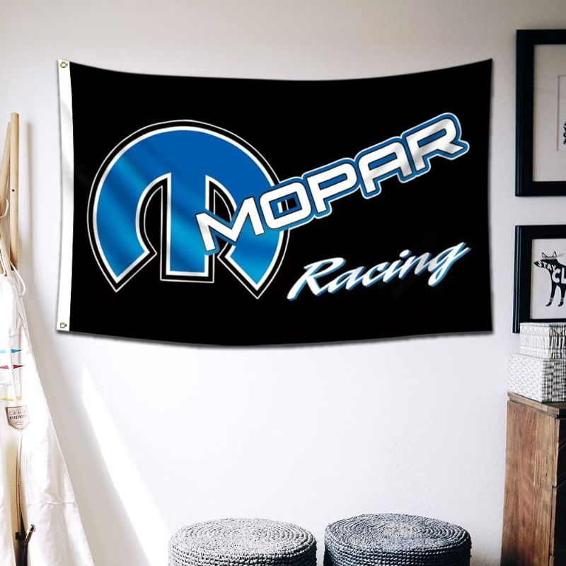 Photo 1 of Flag Racing Car Banner (3x5ft ,Heavy Duty, Durable 150D Polyester) Brass Grommets For Outdoor Room Man Cave