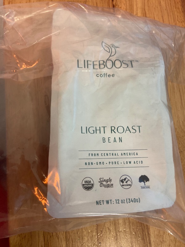 Photo 3 of Lifeboost Coffee Light Roast Coffee Beans - Low Acid Organic Light Roast Coffee - Single Orgin Non-GMO Light Roast Coffee - Third Party Tested For Mycotoxins & Pesticides - Whole Bean - 12 Ounces