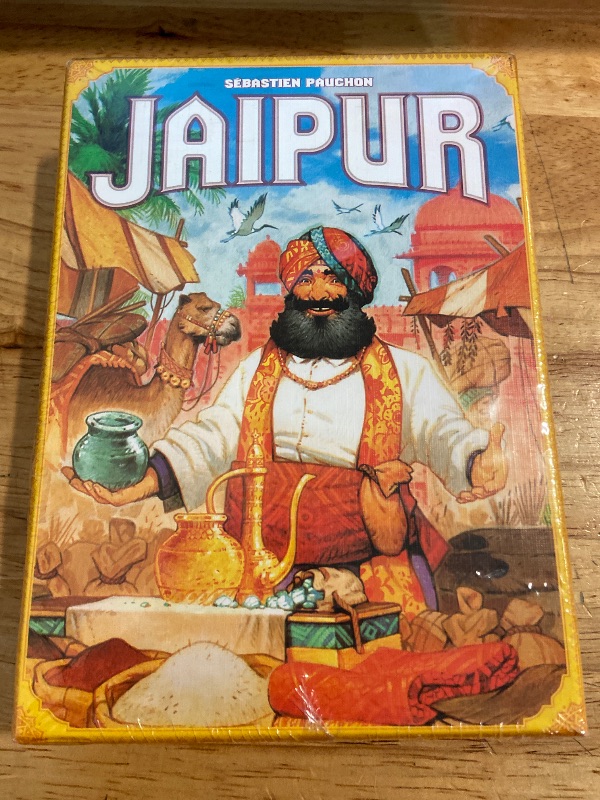 Photo 2 of Jaipur Board Game (New Edition) - Fast-Paced Duel of Merchants! Strategic Trading and Market Gameplay for Kids & Adults, Ages 10+, 2 Players, 30 Minute Playtime, Made by Space Cowboys