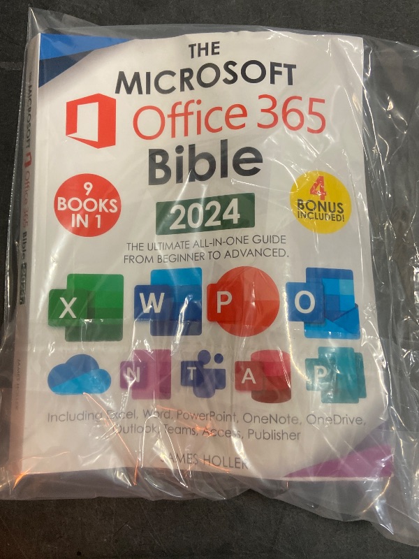 Photo 3 of The Microsoft Office 365 Bible: The Most Updated and Complete Guide to Excel, Word, PowerPoint, Outlook, OneNote, OneDrive, Teams, Access, and Publisher from Beginners to Advanced