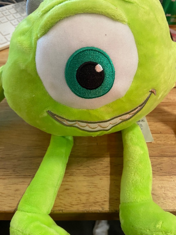 Photo 2 of 13 inch Monsters Inc Mike Wazowski soft plush