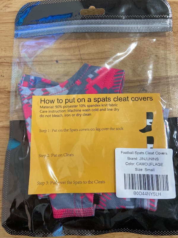 Photo 1 of Spats Cleat Covers Sublimation Printing