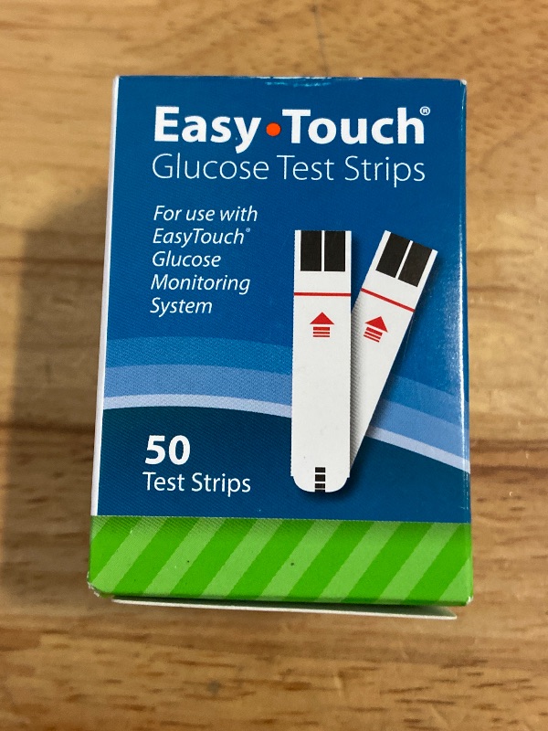 Photo 2 of Easy Touch Blood Glucose Diabetic Test Strips Box of 50 CT 