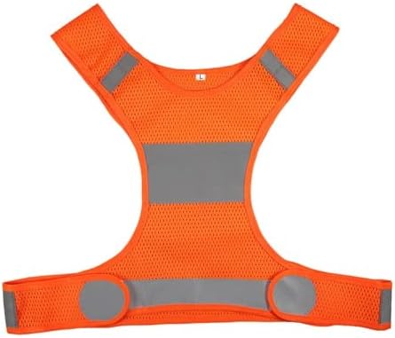 Photo 1 of AAPIE Outdoor Police Traffic Vest Safety Vest Mesh Lightweight Safety Vest Reflective Vest for Women Men Walking