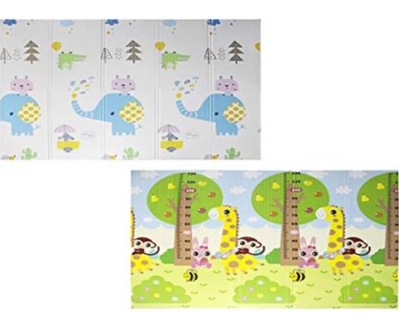 Photo 1 of IFOYO baby play mat foam extra large foldable baby playing mat thick waterproof playmat reversible kids play mat non toxic baby play mat 79x70 in