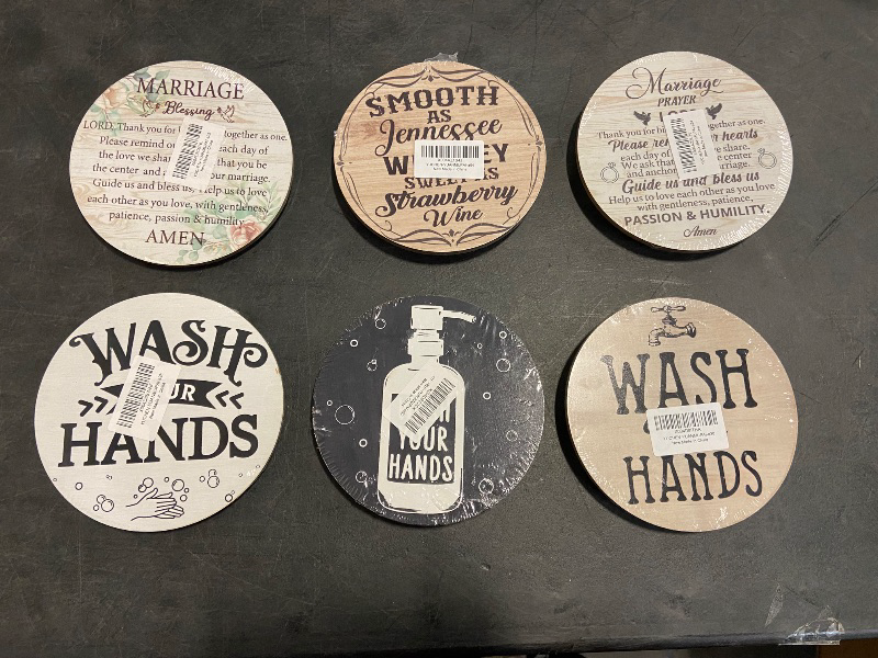 Photo 1 of 6 pack bath and house standing decor sayings