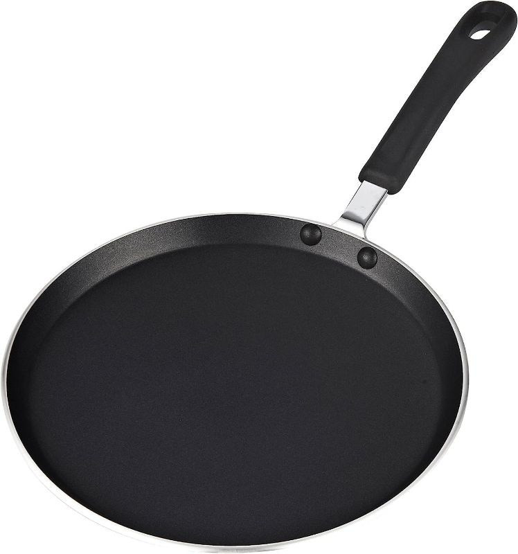 Photo 1 of Cook N Home 10.25-Inch Nonstick Heavy Gauge Crepe Pancake Pan Griddle, 26cm, Black