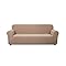 Photo 1 of 1 Piece-Love Seat/2 Seater Sofa Slipcover Polyester Spandex Jacquard Fabric Stretchable Home Motel Resort Rentals and Commercial use, Fits Back of Furniture from 57 to 70 inch Wide,Beige