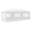 Photo 1 of Forclover 20-ft x 10-ft Rectangle White Party Canopy