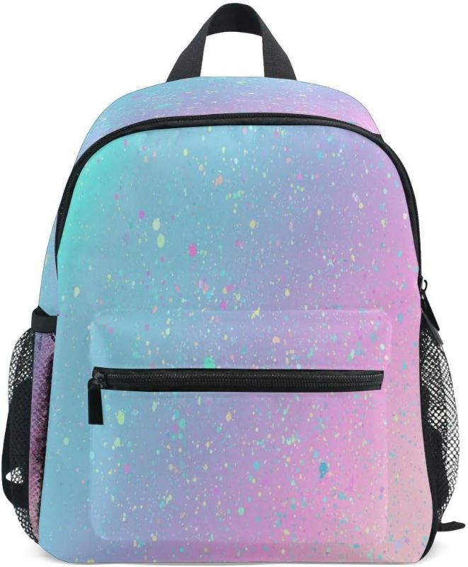 Photo 1 of ALAZA Rainbow Color Toddler Backpack Kid's School Bag Preschool Kindergarten Elementary School for Boys Girls