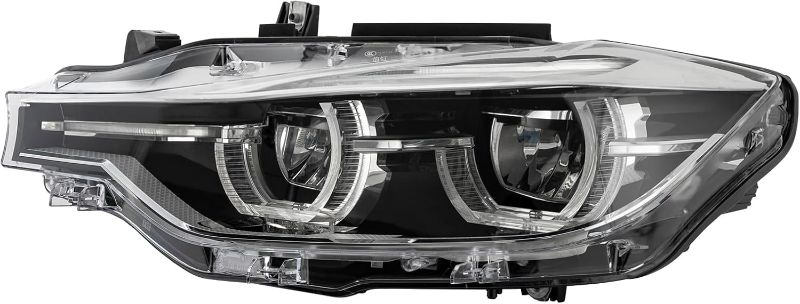 Photo 1 of LED Headlights Assembly Compatible with 2016-2018BMW 3 Series F30 Front Vehicle Head Light Left And Right Driver Side Replacement Headlamp Black Housing Clear Lens