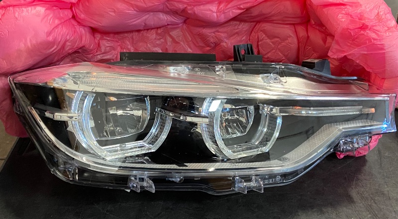 Photo 2 of LED Headlights Assembly Compatible with 2016-2018BMW 3 Series F30 Front Vehicle Head Light Left And Right Driver Side Replacement Headlamp Black Housing Clear Lens