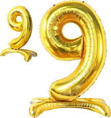 Photo 1 of 1pc--Number 9 balloon Gold 40 inch, Big Giant Jumbo Foil Number 9 Balloon for 9th Birthday Party Celebration Decoration Number 9 Gold