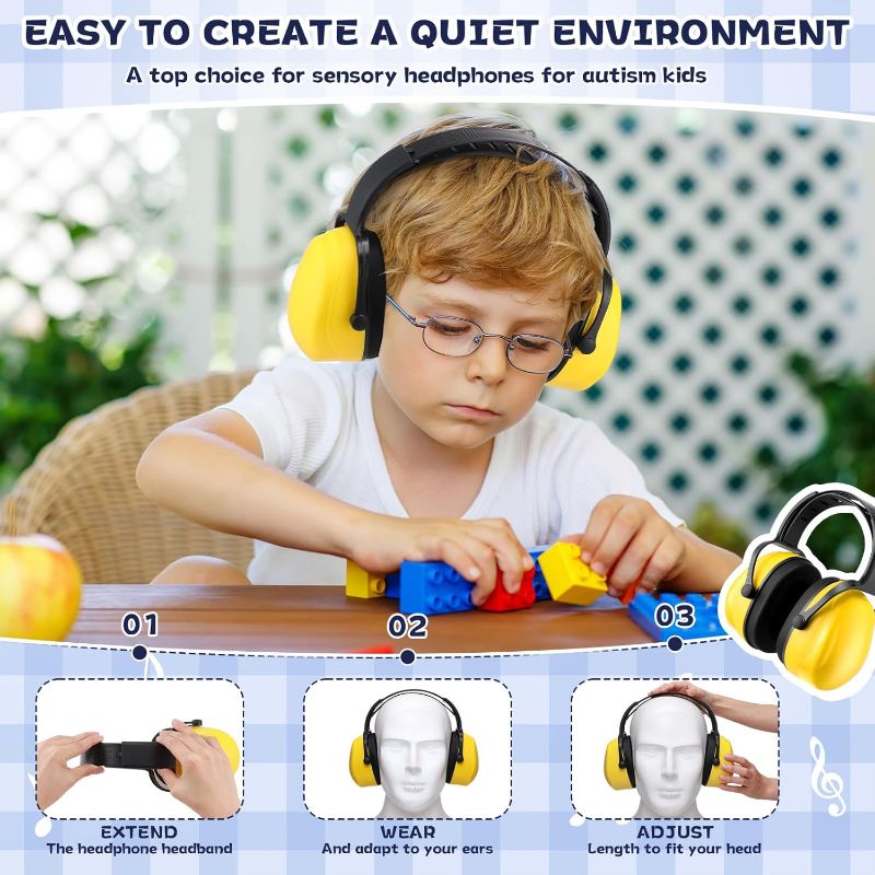 Photo 1 of  Kids Ear Protection Headphones Noise Cancelling Ear Muffs 
