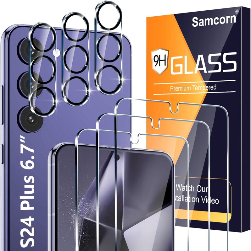 Photo 1 of [3+3 Pack] for Samsung Galaxy S24 Plus Screen Protector