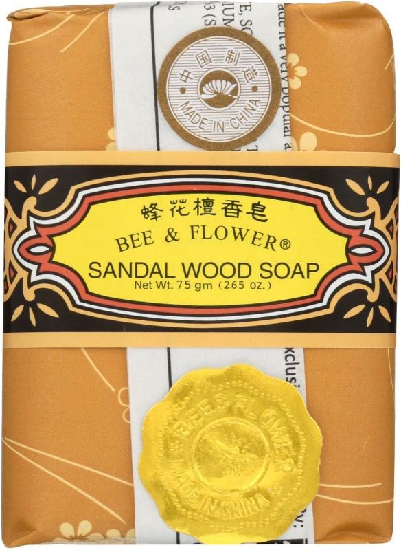 Photo 1 of Bee & Flower - Chinese Sandalwood Soap 2.65oz - 12/case