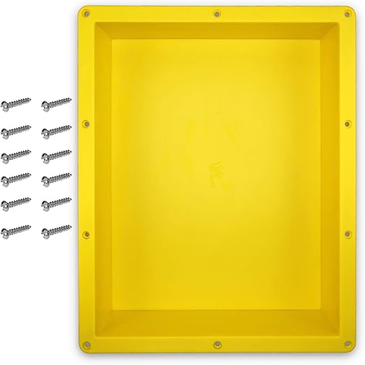 Photo 1 of 16" x 20" Single Shelf Recessed Shower Niche with Mounting Screws included, Mounts Flush with 1/2" Backerboard, Ready to Tile, Easy to Install and Waterproof
