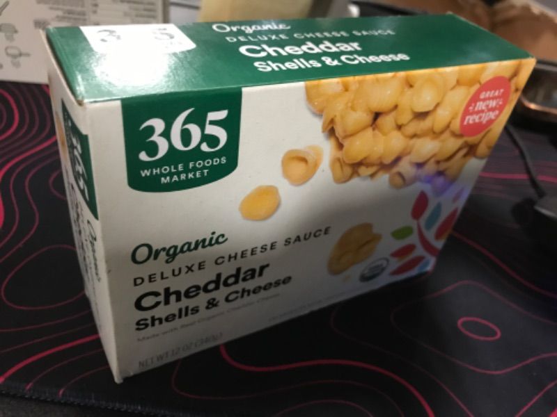 Photo 1 of 365 by Whole Foods Market, Organic Deluxe Cheddar Shells and Cheese, 12 Ounce  