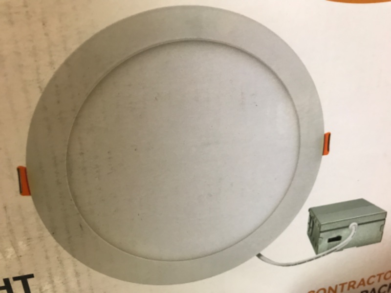 Photo 1 of Amico  8 Inch 5CCT Ultra-Thin LED Recessed Ceiling Light with Junction Box - 2 count - 18W