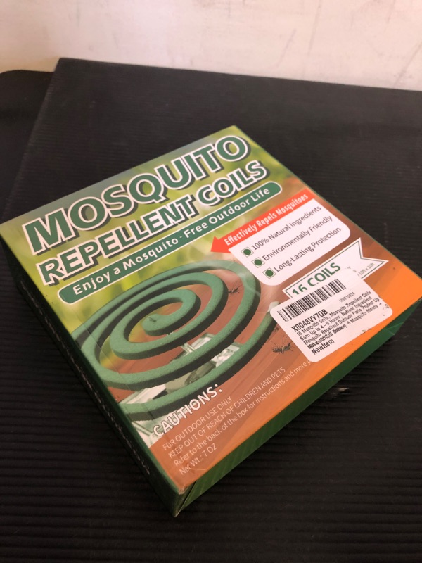 Photo 1 of 16 Mosquito Coils, Mosquito Repellent Coils Burn Up to 4-5 Hours, Natural Ingredient Mosquito Repellent Outdoor Patio Protect Up to 10ft x 10ft (16 Coils + 6 Mosquito Stands + 1 Mosquito Coil Holder)