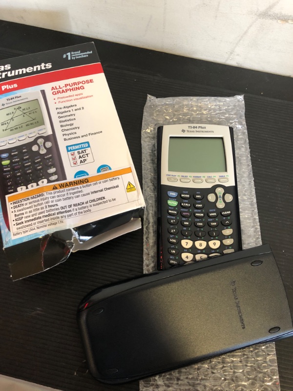 Photo 1 of Texas Instruments TI-84 PLUS Graphing Calculator, Black (TI84PLUS)