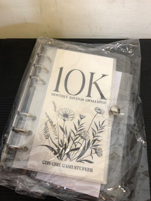 Photo 1 of 12-Month Envelopes Money Saving Challenge Binder,2024 Money Savings Challenges Book with Envelopes, Easy and Funny Way to Save Dollars, Saving Challenge Book and Budget Binder 2.5K/5K/10K (10K)