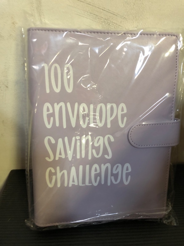 Photo 2 of 100 Envelopes Money Saving Challenge, 100 Envelope Challenge Binder, Easy and Fun Way to Save $5,050, Savings Challenges Budget Book Binder with Cash Envelopes 