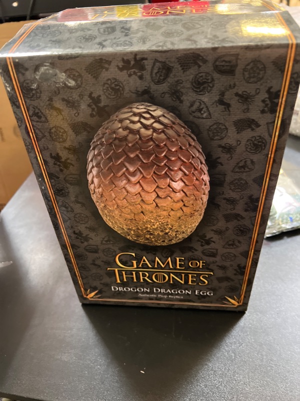 Photo 2 of 
The Noble Collection Game of Thrones Drogon Egg ( Red )