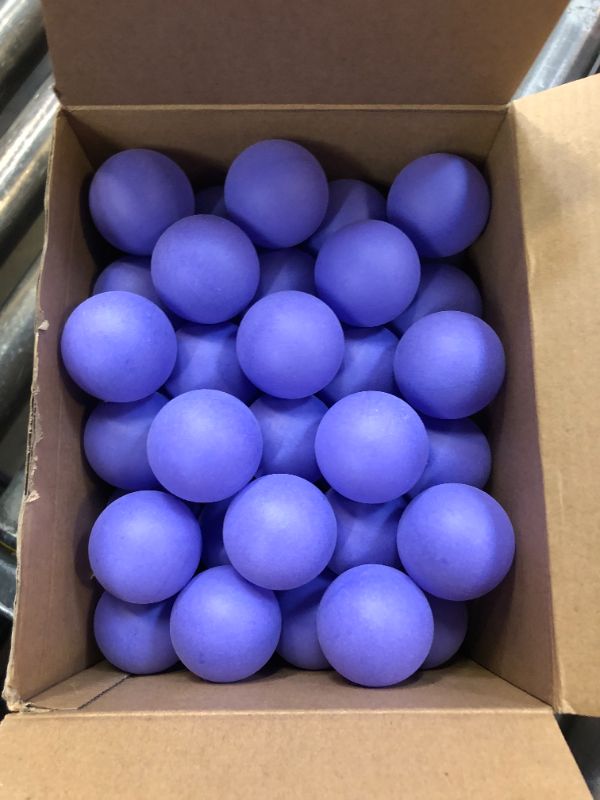 Photo 1 of 100 Pack Balls Table Tennis Balls Multi Colored Balls 40mm Plastic Balls 40mm Beer Balls Bulk Small Balls Washable Game Balls for Carnival Pool Games, Party Decoration Pet Toy Sports (Dark Purple)