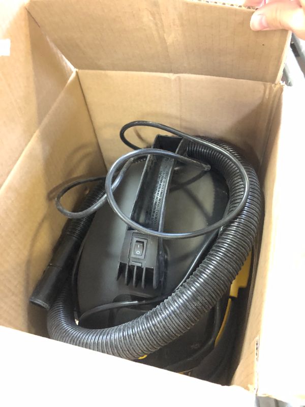 Photo 2 of 2.5 Gallon 1.75 Peak HP Small Shop Vac Wet Dry Vacuum with Filter Bag, Hose, Utility Nozzle and Car Nozzle Attachments