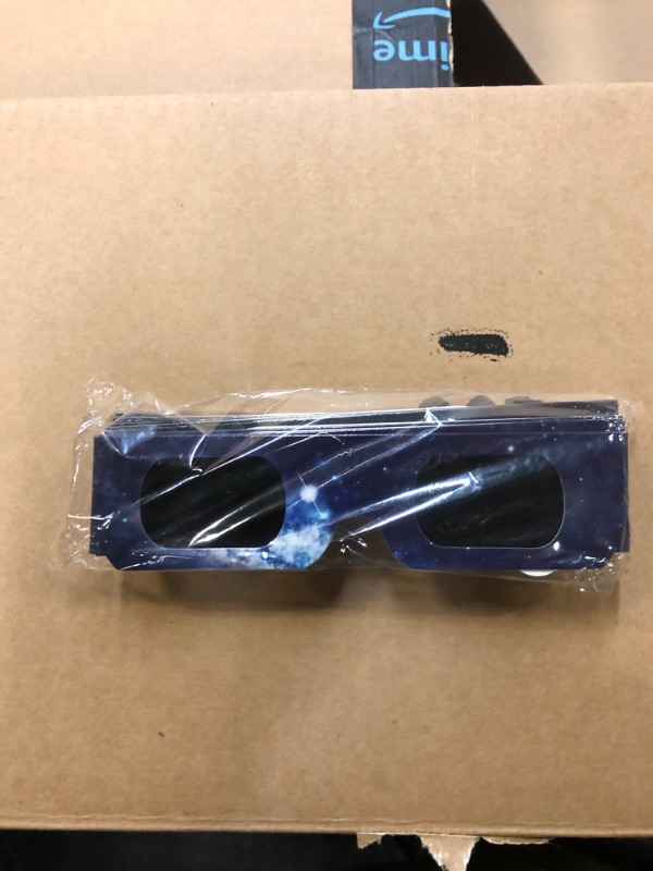 Photo 2 of [10 Pack Premium Solar Eclipse Glasses AAS Approved 2024 Patent Pending - ISO Certified - Mixed Patterns
