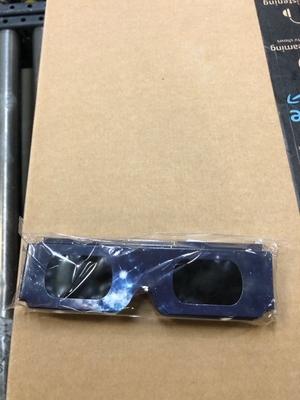 Photo 2 of [10 Pack Premium Solar Eclipse Glasses AAS Approved 2024 Patent Pending - ISO Certified - Mixed Patterns
