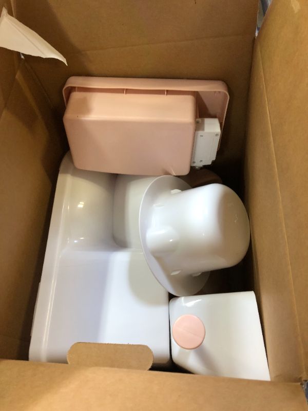 Photo 1 of Real Feel Potty with Wipes Storage, Transition Seat & Disposable Liners - Realistic Toilet - Easy to Clean & Assemble - Jool Baby (Pink)