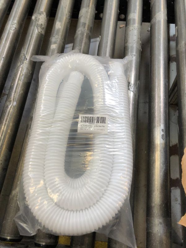 Photo 2 of 2 Pack Pool Pump Hose Replacement for Above Ground Pools - 1.25" Diameter,59" Long Filter Pump Hose Compatible with Models 607, 637 ?Includes 4 Metal Clamps-Suitable for 330, 530,1000 GPH Pumps,White