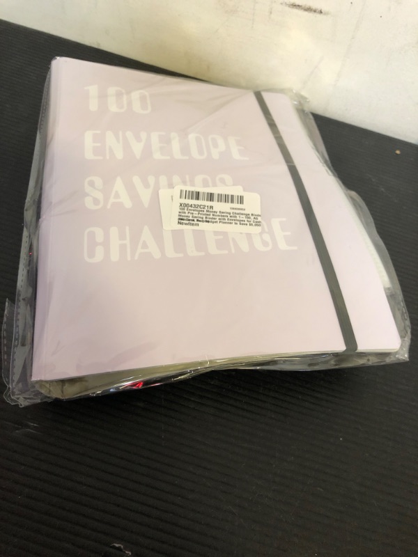 Photo 2 of 100 Envelopes Money Saving Challenge Binder with Pre-Printed Numbers with 1-100, A5 Money Saving Binder with Envelopes for Cash and Card, and Budget Planner to Save $5,050 (Macaron Purple)