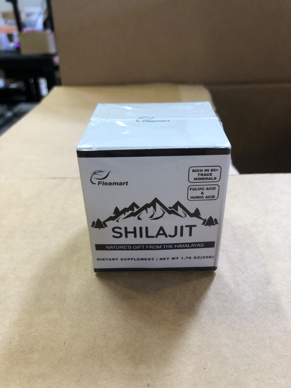 Photo 1 of Shilajit Pure Himalayan Organic with Fulvic Acid & 85+ Trace Minerals Shilajit for Men & Women Golden Grade A Shilajit Resin Supplement with a Little Bitter Taste for Energy & Immunity - 50 Grams